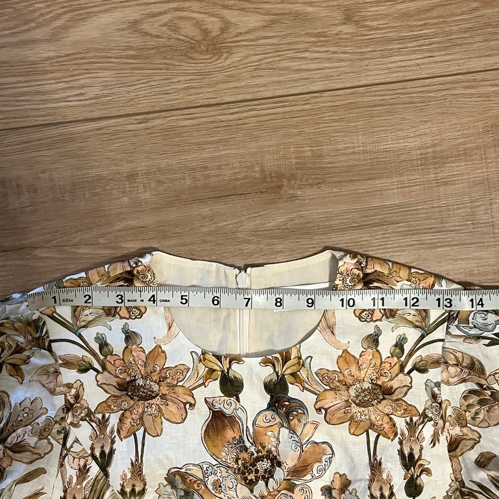 NWOT Zimmermann Chintz Floral Midi Dress - Picture 10 of 13